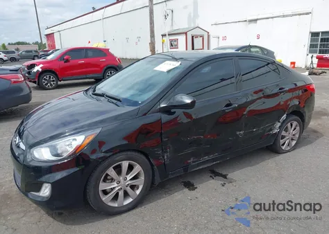 2013 Hyundai Accent Gls z USA, uszkodzony, nr VIN KMHCU4AE3DU581197